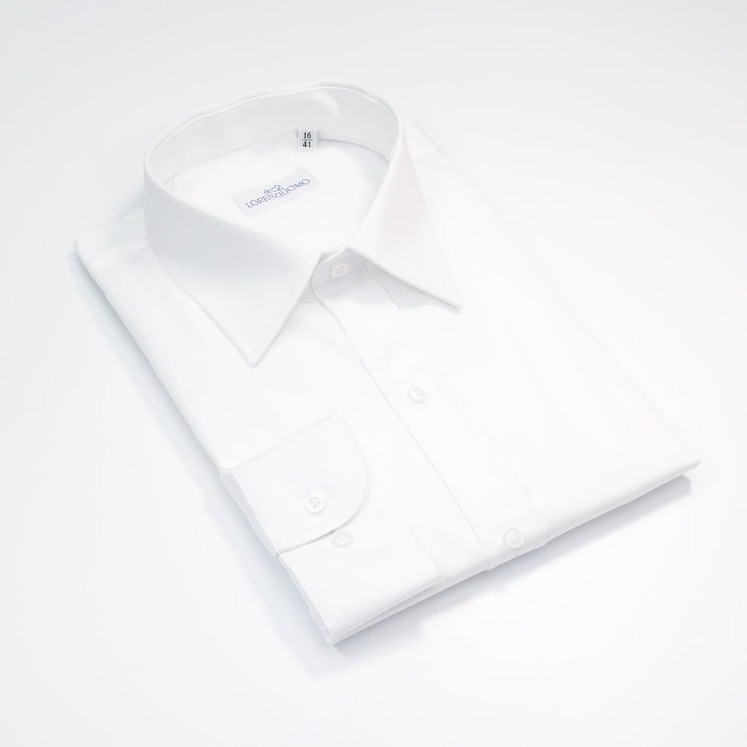 Camicia bianca regular collo classico 4212