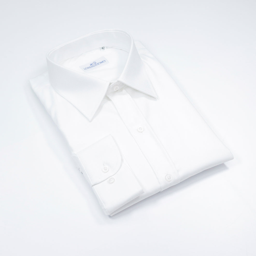Camicia bianca regular collo classico 4216