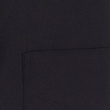 Carica l&#39;immagine nel visualizzatore di Gallery, Camicia nera regular collo classico con taschino 1500
