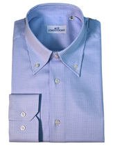 Carica l&#39;immagine nel visualizzatore di Gallery, Camicia azzurra slim collo button down 4774
