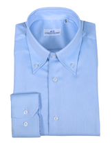 Carica l&#39;immagine nel visualizzatore di Gallery, Camicia azzurra slim collo button down 4772
