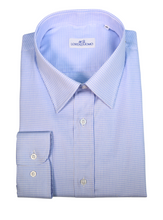 Carica l&#39;immagine nel visualizzatore di Gallery, Camicia azzurra regular collo classico 4682
