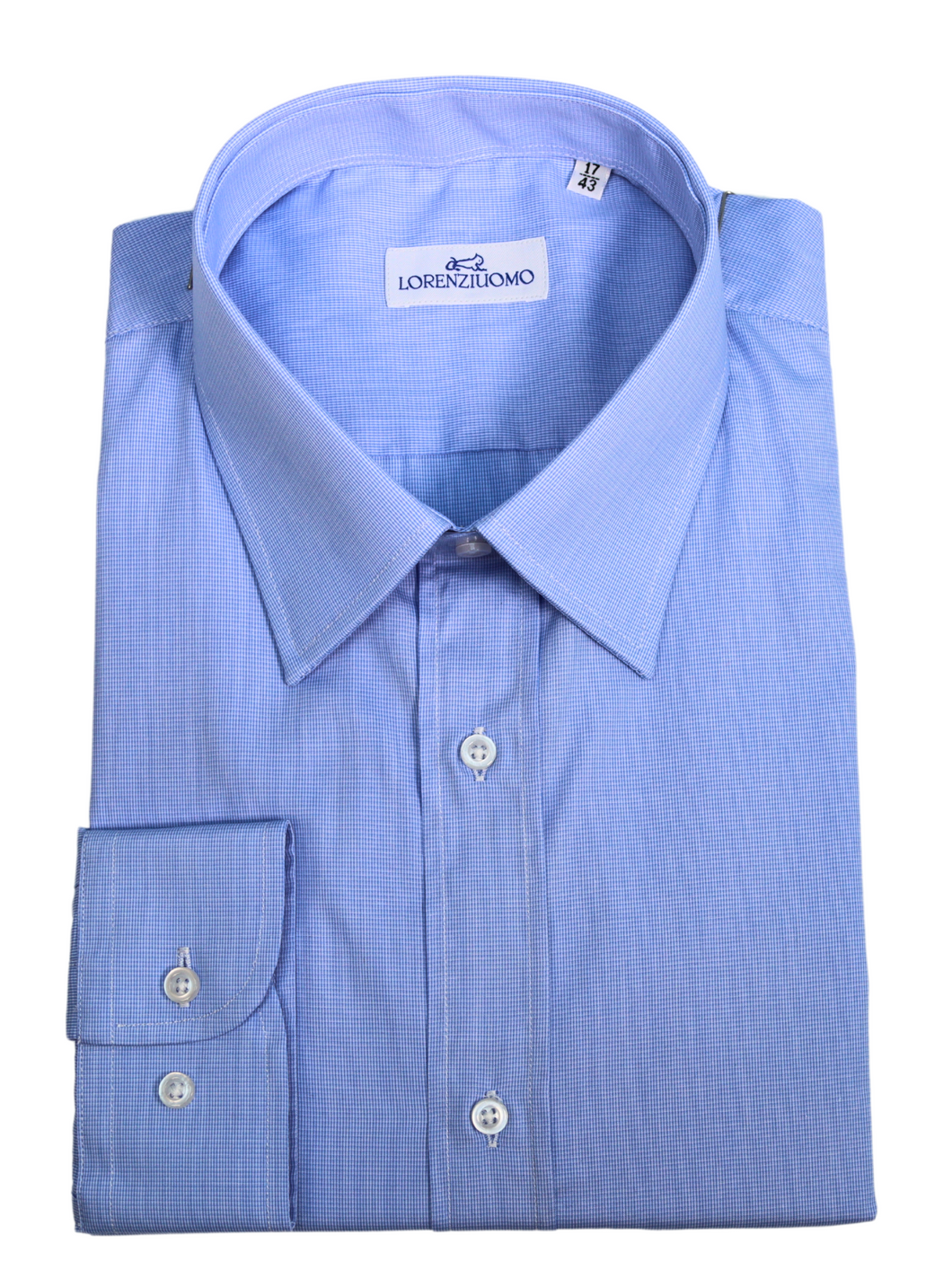 Camicia azzurra regular collo classico 4681