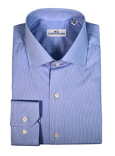 Carica l&#39;immagine nel visualizzatore di Gallery, Camicia azzurra slim collo francese 4643
