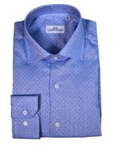 Carica l&#39;immagine nel visualizzatore di Gallery, Camicia in fantasia slim collo francese 4651

