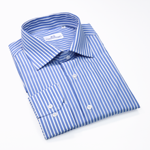 Carica l&#39;immagine nel visualizzatore di Gallery, 2023 Camicia blu slim collo francese 4388
