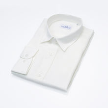 Carica l&#39;immagine nel visualizzatore di Gallery, Camicia in lino bianca regular collo classico 4548
