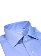 Carica l&#39;immagine nel visualizzatore di Gallery, Camicia azzurra slim collo francese 4643
