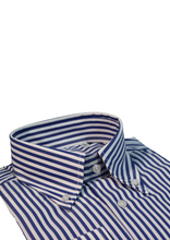 Carica l&#39;immagine nel visualizzatore di Gallery, Camicia blu slim collo button down 4633
