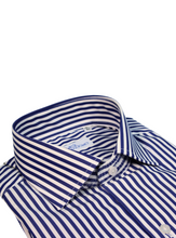 Carica l&#39;immagine nel visualizzatore di Gallery, Camicia slim a righe collo francese 4648
