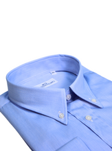 Carica l&#39;immagine nel visualizzatore di Gallery, Camicia azzurra regular collo button down 4664
