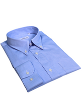 Carica l&#39;immagine nel visualizzatore di Gallery, Camicia azzurra regular collo button down 4664
