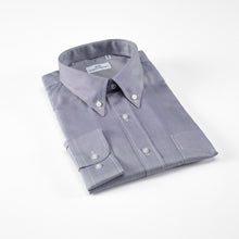 Carica l&#39;immagine nel visualizzatore di Gallery, Camicia grigia regular collo button down con taschino 4032

