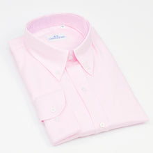 Carica l&#39;immagine nel visualizzatore di Gallery, Camicia rosa regular collo button down 4190
