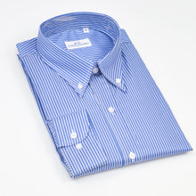 Carica l&#39;immagine nel visualizzatore di Gallery, Camicia blu regular collo button down 4199
