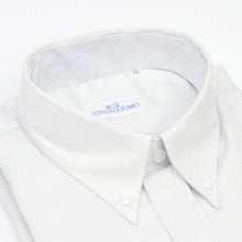 Carica l&#39;immagine nel visualizzatore di Gallery, 2023 Camicia grigia regular collo bottondown senza taschino 4204
