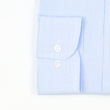 Carica l&#39;immagine nel visualizzatore di Gallery, 2023 Camicia azzurra regular collo alla francese senza taschino 4229
