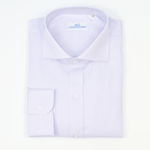 Carica l&#39;immagine nel visualizzatore di Gallery, 2023 Camicia lilla regular collo alla francese senza taschino 4233
