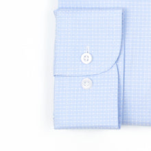 Carica l&#39;immagine nel visualizzatore di Gallery, 2023 Camicia azzurra regular collo alla francese senza taschino 4237
