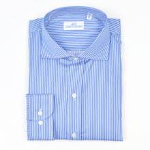 Carica l&#39;immagine nel visualizzatore di Gallery, Camicia blu regular collo alla francese 4242
