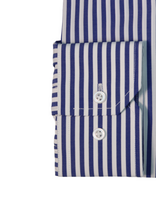 Carica l&#39;immagine nel visualizzatore di Gallery, Camicia blu slim collo button down 4633
