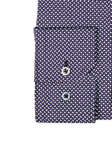 Carica l&#39;immagine nel visualizzatore di Gallery, Camicia in fantasia slim collo francese 4655
