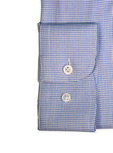Carica l&#39;immagine nel visualizzatore di Gallery, Camicia a quadretti azzurra regular collo button down 4670
