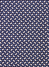 Carica l&#39;immagine nel visualizzatore di Gallery, Camicia in fantasia blu regular collo button down 4676
