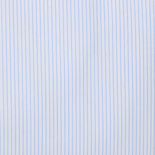 Carica l&#39;immagine nel visualizzatore di Gallery, Camicia Atelier bianca a righe azzurre 4091
