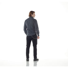 Carica l&#39;immagine nel visualizzatore di Gallery, Camicia grigia slim collo francese senza taschino 0801
