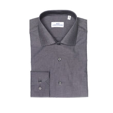 Carica l&#39;immagine nel visualizzatore di Gallery, Camicia grigia slim collo francese senza taschino 0801
