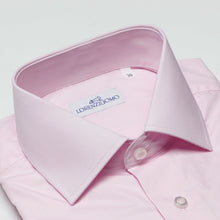 Carica l&#39;immagine nel visualizzatore di Gallery, Camicia rosa slim collo francese 0821
