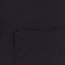 Carica l&#39;immagine nel visualizzatore di Gallery, Camicia nera regular collo classico con taschino 1500
