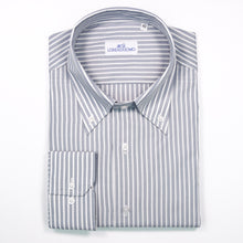 Carica l&#39;immagine nel visualizzatore di Gallery, 2023 Camicia grigia slim collo bottondown 4368
