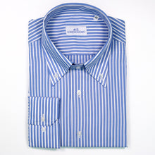Carica l&#39;immagine nel visualizzatore di Gallery, 2023 Camicia blu slim collo bottondown 4369
