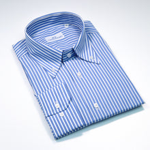 Carica l&#39;immagine nel visualizzatore di Gallery, 2023 Camicia blu slim collo bottondown 4369
