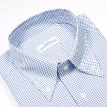 Carica l&#39;immagine nel visualizzatore di Gallery, Camicia blu slim collo button down 4377
