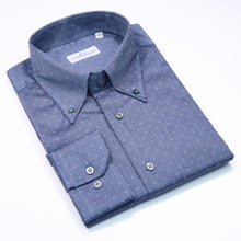 Carica l&#39;immagine nel visualizzatore di Gallery, 2023 Camicia blu slim collo bottondown 4379
