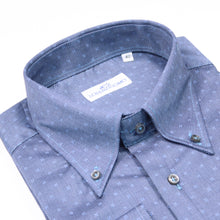 Carica l&#39;immagine nel visualizzatore di Gallery, 2023 Camicia blu slim collo bottondown 4379

