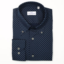 Carica l&#39;immagine nel visualizzatore di Gallery, 2023 Camicia blu slim collo bottondown 4382
