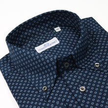 Carica l&#39;immagine nel visualizzatore di Gallery, 2023 Camicia blu slim collo bottondown 4382
