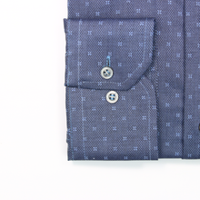 Carica l&#39;immagine nel visualizzatore di Gallery, Camicia blu slim collo francese 4398
