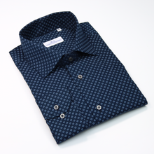 Carica l&#39;immagine nel visualizzatore di Gallery, 2023 Camicia blu slim collo francese 4401
