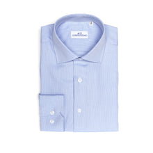 Carica l&#39;immagine nel visualizzatore di Gallery, Camicia azzurra slim collo francese senza taschino 3429
