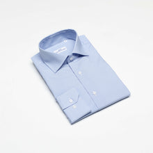 Carica l&#39;immagine nel visualizzatore di Gallery, Camicia azzurra slim collo francese 3439
