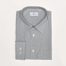 Carica l&#39;immagine nel visualizzatore di Gallery, Camicia grigia regular collo classico con taschino 3498
