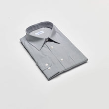 Carica l&#39;immagine nel visualizzatore di Gallery, Camicia grigia regular collo classico con taschino 3498
