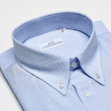 Carica l&#39;immagine nel visualizzatore di Gallery, Camicia azzurra regular collo bottondown con taschino 3717
