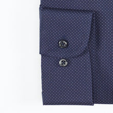 Carica l&#39;immagine nel visualizzatore di Gallery, Camicia blu regular collo button down con taschino 4041
