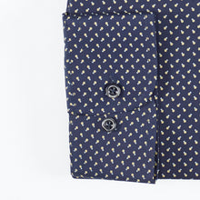 Carica l&#39;immagine nel visualizzatore di Gallery, Camicia blu regular collo bottondown con taschino 4042
